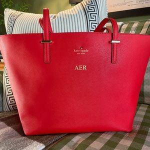 Kate Spade Cedar Street Harmony tote initials AER